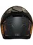 M-910 Mat Siyah-Gri-Sarı Güneş Vizörlü Kask (Siyah Camlı) 2