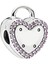 Kalp Gümüş Charm NUR-BL01170 1