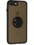 Iphone 7 Plus Kılıf Montreal Yüzüklü Silikon Kapak - Siyah 300099 2