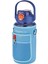 1500ML Pipetli Pipetsiz Kulplu Askılı Kılıflı Şeffaf Motivasyon Matarası Sticker 1