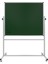 120X140 cm Mıknatıs Yüzey 360° Dönerli Ayaklı Çift Taraflı Tekerlekli Mobil Yazı TAHTASI-PAN571 2