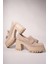 Aendorei Kadın Loafer 0012509BEJ Süet 4