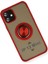Iphone 12 Mini Kılıf Montreal Yüzüklü Silikon Kapak - Kırmızı 300099 3