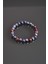 Garnet - Hematit - Dumortierit Doğal Taş Bileklik 8 mm 1