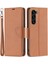 Samsung Galaxy S24+ Stand Pu Deri Cep Telefonu Kapağı Litchi Doku Kabuğu (Yurt Dışından) 1