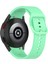 Samsung Galaxy Watch 4 5 Pro 6 40 42 43 44 45 46 47 mm Uyumlu Kavisli Tasarım Silikon Kordon 2