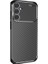 Samsung Galaxy A15 Kılıf Negro Karbon Kamera Korumalı Silikon Lüx+Nano Siyah 1
