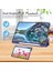Samsung Galaxy Tab A9 8.7 Inç Kılıf Kalem Bölmeli Yumuşak Silikon Kapak Akıllı Uyku Modlu Üçgen Standlı SM-X110 X113 X115 X117 Tablet Kılıfı 360 Tam Kaplar Pu Deri New 4