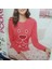 Kadın Interlok Uzun Kollu Pijama Takımı 3