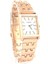 Maria Beyaz Kadran Rose Kordon Kadın Kol Saati 5