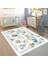 Dijital Baskı Kaymaz Taban Makinede Yıkanabilir Çocuk Odası Halısı Bebek Odası Halısı 2