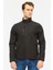 Softshell Mont Içi Polarlı Su ve Rüzgar Geçirmez Pro Model Siyah Erkek 1