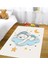 Dijital Baskı Kaymaz Taban Makinede Yıkanabilir Çocuk Odası Halısı Bebek Odası Halısı 1