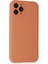 Iphone 11 Pro Kılıf Nano Içi Kadife Silikon - Mat Turuncu 300099 3
