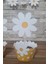 Papatya Konsept Kürdan Süsleri Cupcake Süsleri Lüks Büyük Boy 10LU Paket 1