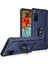 Samsung Galaxy S21 Kılıf Sofya Yüzüklü Silikon Kapak - Lacivert 300099 2