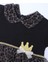 Kız Bebek Çocuk Leopar Desenli Puanlı Tüllü Çıtçıtlı Body Elbise 4
