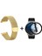 Huawei Watch Gt3 Pro 46MM Için Metal Mıknatıslı Kordon Kayış + Ekran Koruma Filmi - FC096 1