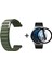 Huawei Watch Gt3 Pro Kancalı Kumaş Kordon Kayış + Ekran Koruma Filmi 1