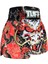 Muay Thai Boxing Shorts Dragon King In Red 4