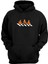 Pontoons At Pedestrian Crossing Baskılı Siyah Normal Kalıp Şardonlu Kalın Sweatshirt 1