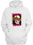Rebel In Side Baskılı Beyaz Normal Kalıp Şardonlu Kalın Sweatshirt 1