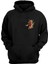 Alevli Acı Biber Baskılı Siyah Normal Kalıp Şardonlu Kalın Sweatshirt 1