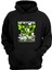New York Sttreetart Buterfly Baskılı Siyah Normal Kalıp Şardonlu Kalın Sweatshirt 1