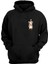 Skle Spray Baskılı Siyah Normal Kalıp Şardonlu Kalın Sweatshirt 1