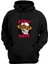 Rebel In Side Baskılı Siyah Normal Kalıp Şardonlu Kalın Sweatshirt 1
