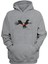 Defend, Kartal Baskılı Gri Normal Kalıp Şardonlu Kalın Sweatshirt 1