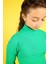 05-14 Yaş Kaşkorse Balıkçı Yaka Kız Çocuk Yeşil Sweat 3