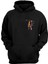 Kıng Now Here Monkey Baskılı Siyah Normal Kalıp Şardonlu Kalın Sweatshirt 1