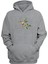 Daldaki Gezegenler Baskılı Gri Normal Kalıp Şardonlu Kalın Sweatshirt 1