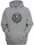 Zeus Yellow Eyes Baskılı Gri Normal Kalıp Şardonlu Kalın Sweatshirt 1