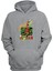 Flight Jordan 23 Baskılı Gri Normal Kalıp Şardonlu Kalın Sweatshirt 1