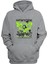 New York Sttreetart Buterfly Baskılı Gri Normal Kalıp Şardonlu Kalın Sweatshirt 1