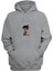Travıs Scott Baskılı Gri Normal Kalıp Şardonlu Kalın Sweatshirt 1