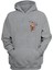 Kıng Now Here Monkey Baskılı Gri Normal Kalıp Şardonlu Kalın Sweatshirt 1
