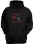 Bad To The Bone Baskılı Siyah Normal Kalıp Şardonlu Kalın Sweatshirt 1