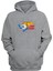 Fast ve Sıck Eye Baskılı Gri Normal Kalıp Şardonlu Kalın Sweatshirt 1