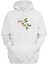 Daldaki Gezegenler Baskılı Beyaz Normal Kalıp Şardonlu Kalın Sweatshirt 1