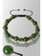 Sertifikalı Gold Silver Hematitli Zebercet Taşı Bileklik (Peridot Taşı) 1