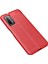 Xiaomi Redmi 9t Kılıf Focus Derili Silikon - Kırmızı 300099 2