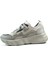 21BY122.X33 Gri Streç Yüksek Taban Kadın Sneaker Ayakkabı 3