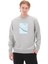 ESWTP0005 Esqudo Sweatshırt Prınt Erkek Sweatshirt Gri 1