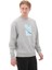 ESWTP0005 Esqudo Sweatshırt Prınt Erkek Sweatshirt Gri 2