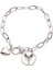Çizgiler Gizemli Horn Kalp Chain Bracelet Jewelry Charm Modu (Yurt Dışından) 1