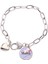 Güzel Peach Blossom March Pattern Heart Chain Bracelet Jewelry Charm Fashion (Yurt Dışından) 1