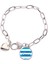 Yunanistan Cumhuriyeti Temsilcisi Metin Kalp Chain Bracelet Jewelry Charm Fashion (Yurt Dışından) 1